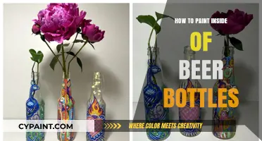 Creative Bottle Art: Painting Inside Beer Bottles for Unique Decor