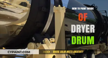 Easy Steps to Paint Your Dryer Drum's Interior Like a Pro