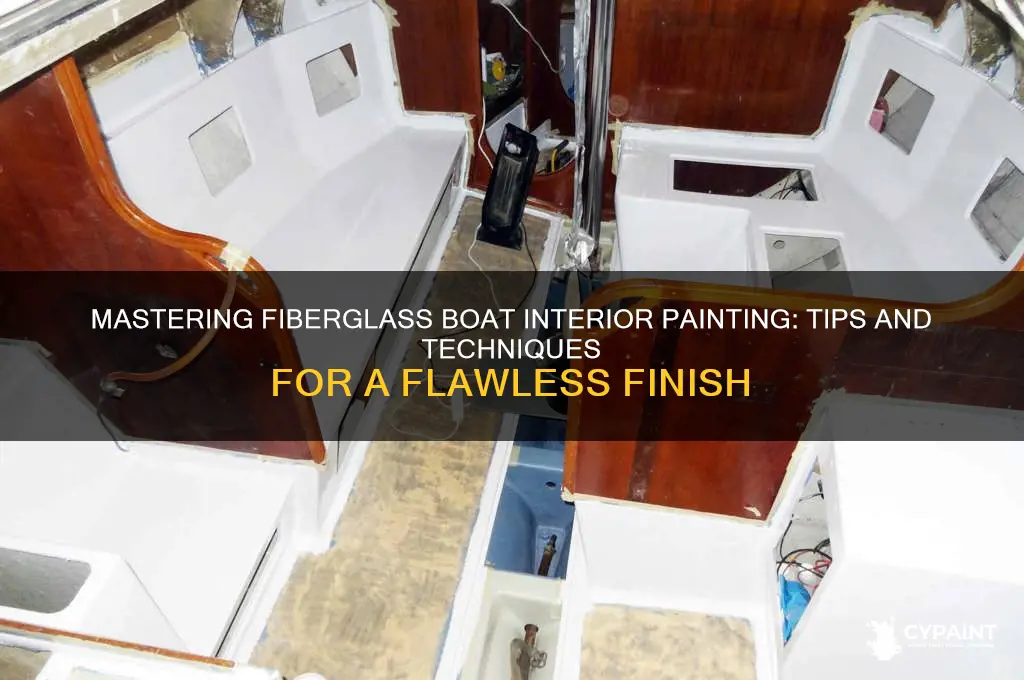 how to paint inside of fiberglass boat