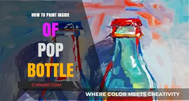 Creative DIY: Painting Inside Pop Bottles for Unique Crafts