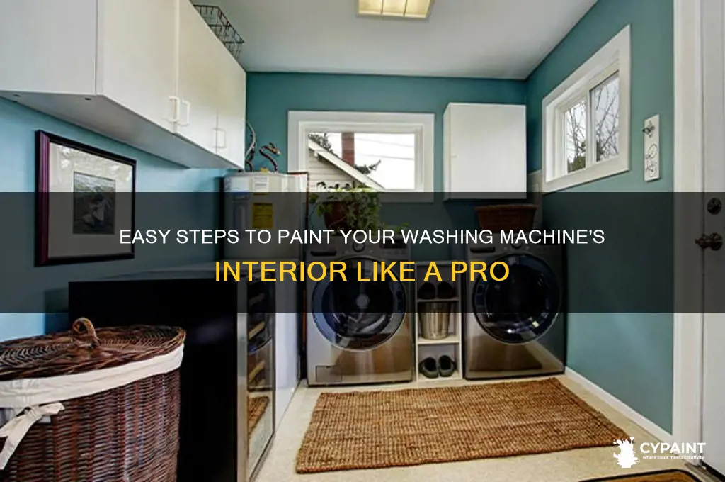 how to paint inside of washing machine