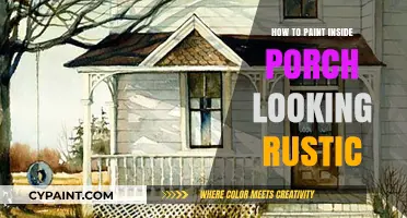 Rustic Charm: Easy Steps to Paint Your Porch Interior