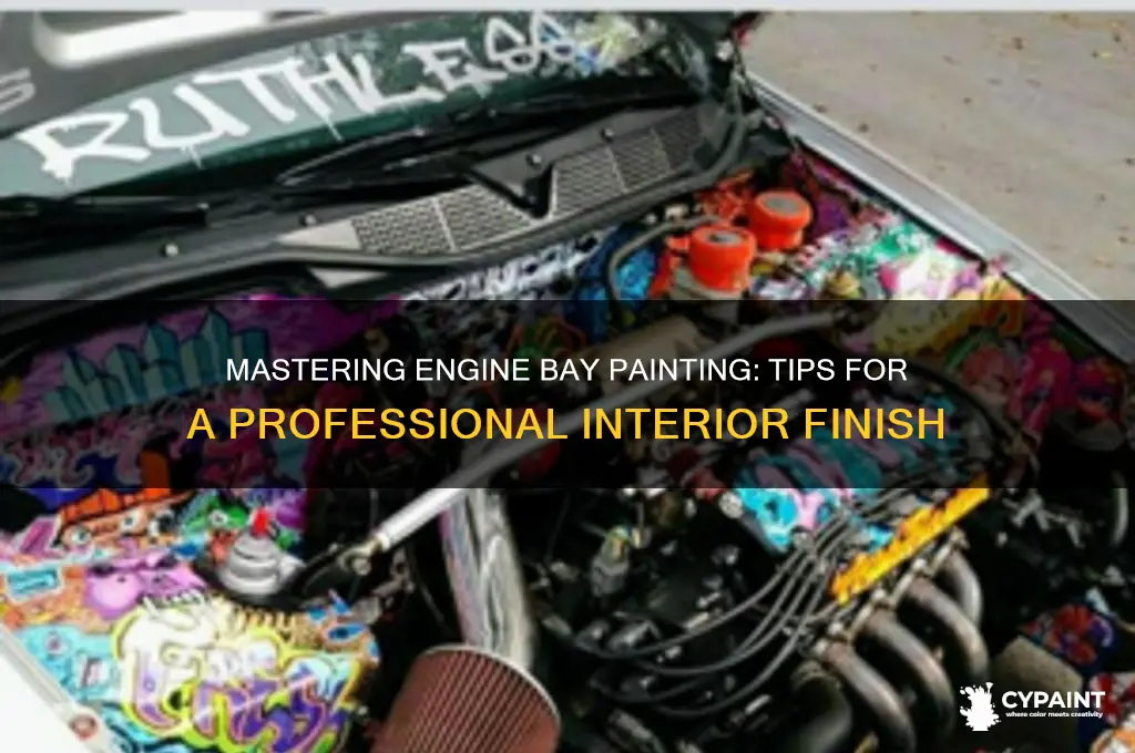 how to paint inside the engine and hood