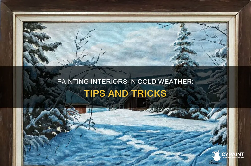 how to paint interior of something when its cold