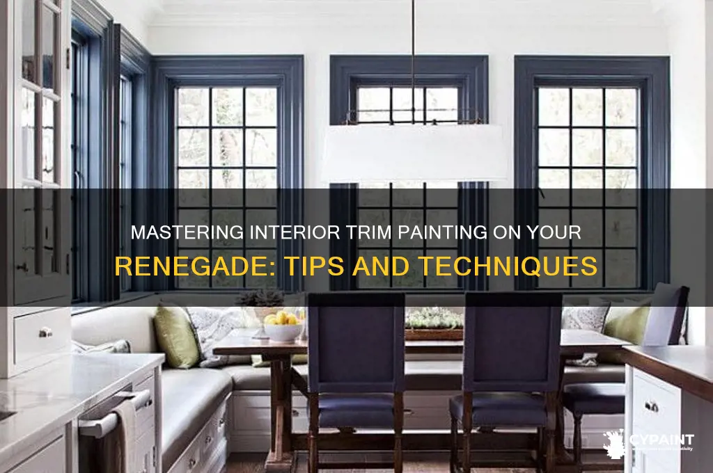 how to paint interior trim on renegade