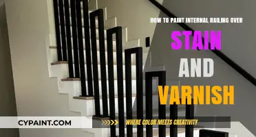 Transforming Internal Railings: Paint Over Stain and Varnish