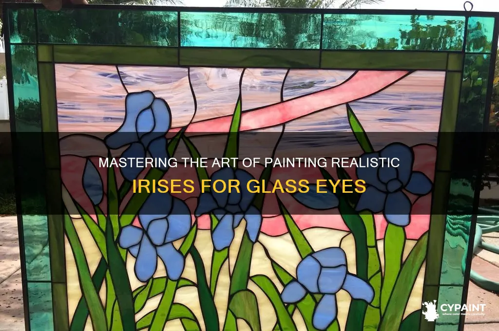 how to paint irises for glass eyes
