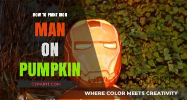 Creative Pumpkin Art: Painting Iron Man on a Pumpkin Step-by-Step