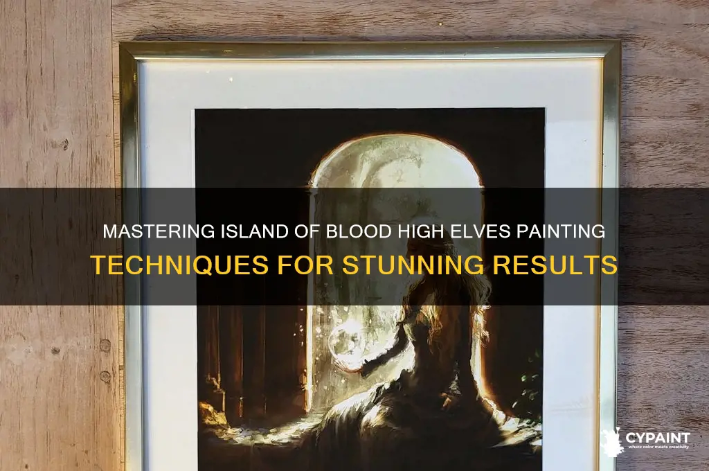 how to paint island of blood high elves