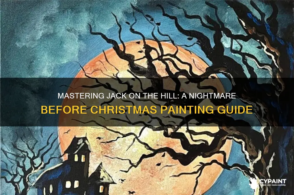 how to paint jack on the hill nightmare before christmas