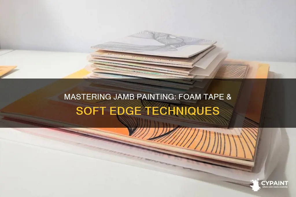 how to paint jambs foam tape soft edgr