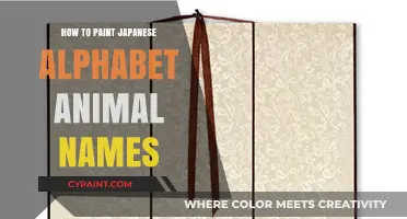 Creative Kanji Art: Painting Japanese Alphabet Animal Names Step-by-Step