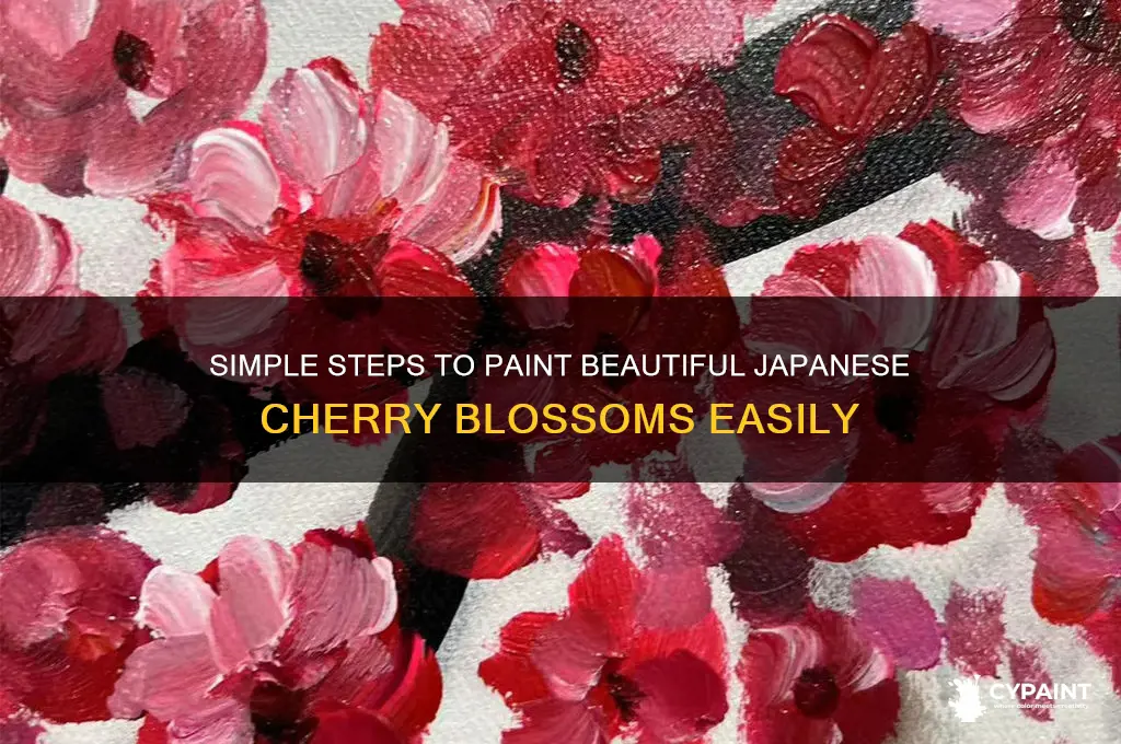how to paint japanese cherry blossoms easy