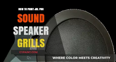 DIY Guide: Painting JBL Pro Sound Speaker Grills for a Custom Look