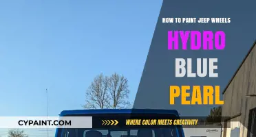 DIY Guide: Painting Jeep Wheels Hydro Blue Pearl Effortlessly