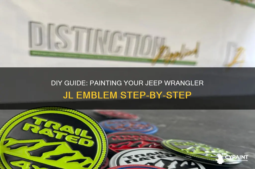 how to paint jeep wrangler emblem jl