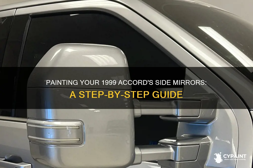 how to paint job 1999 accord side view mirror
