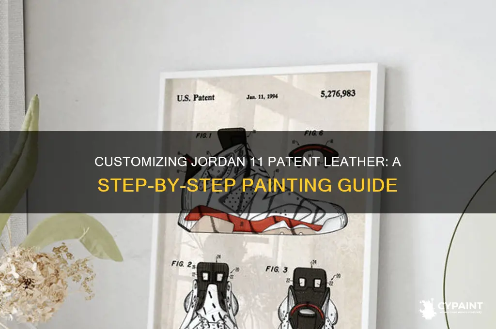 how to paint jordan 11 patent leather