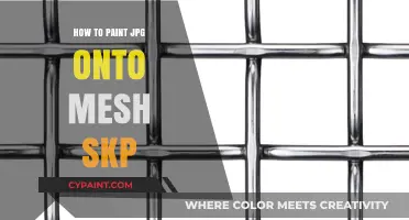 Painting JPG Textures onto Mesh in SketchUp: A Step-by-Step Guide