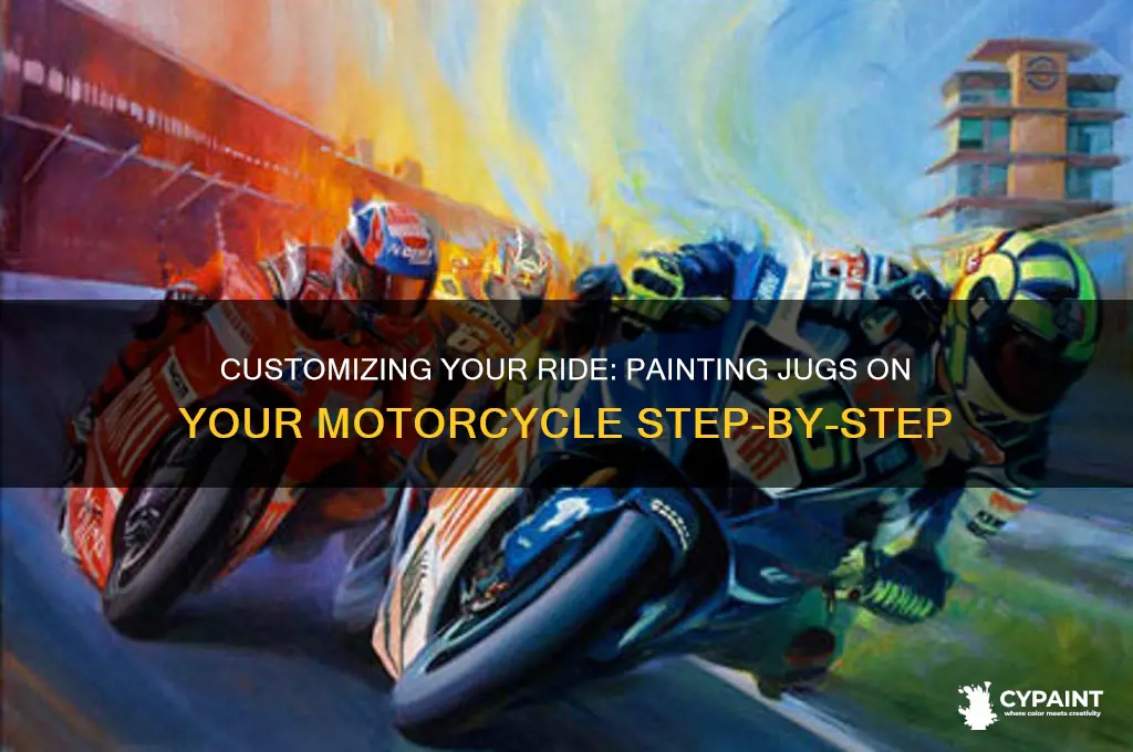 how to paint jugs on a motorcycle