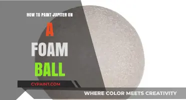 Create a Stunning Jupiter on a Foam Ball: Easy Painting Guide