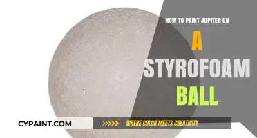 Paint Jupiter on Styrofoam: A Creative Cosmic Craft Guide
