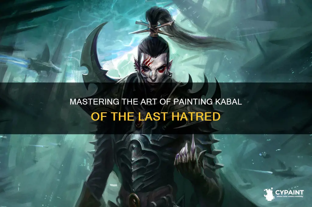 how to paint kabal of the last hatred