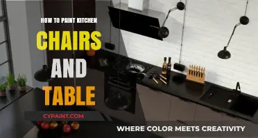 Revamp Your Kitchen: Easy Steps to Paint Chairs and Table