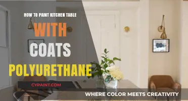 Transform Your Kitchen Table: A Polyurethane Painting Guide