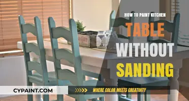 Effortless Kitchen Table Makeover: Paint Without Sanding in Simple Steps
