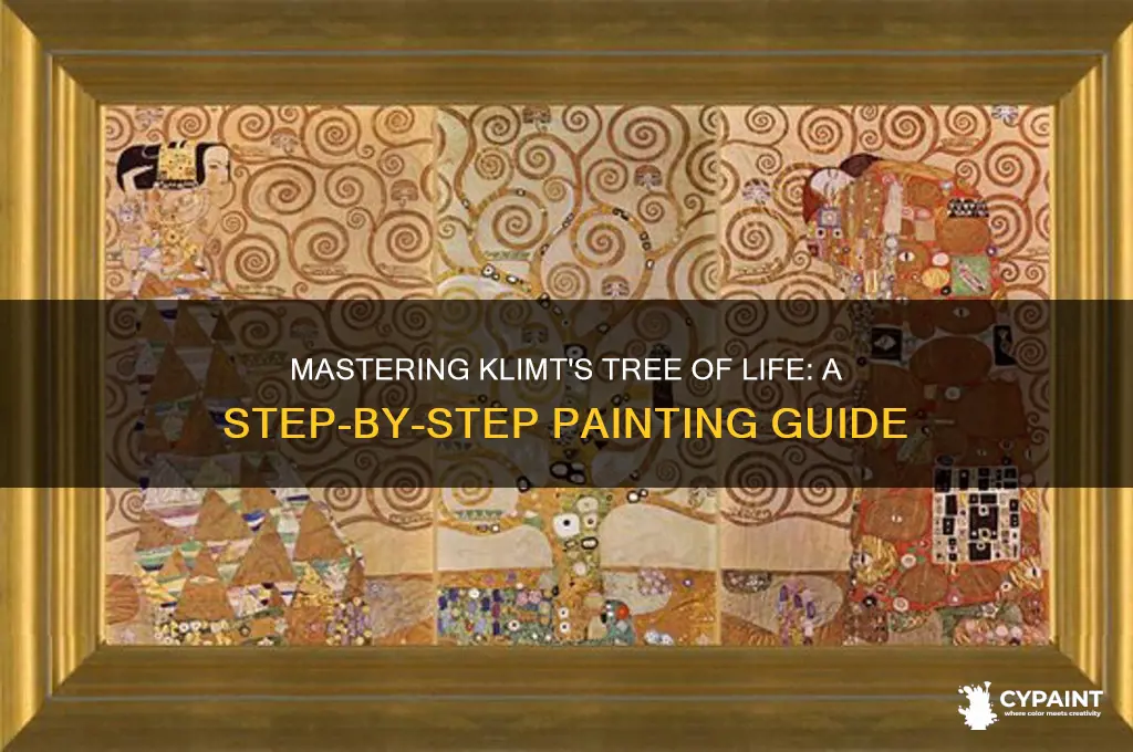 how to paint klimt tree of life