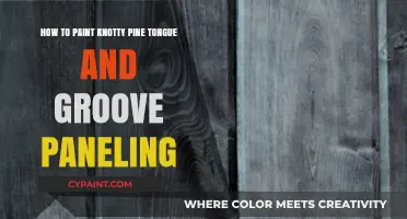 Transforming Knotty Pine Paneling with Paint