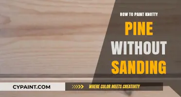 Effortless Knotty Pine Painting: Skip Sanding, Achieve Smooth Results