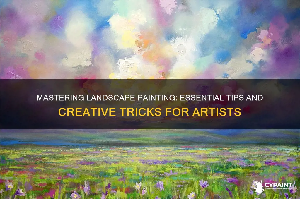 how to paint landscapes tips and tricks