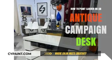 Lacquer Application on Antique Campaign Desks: A Step-by-Step Guide
