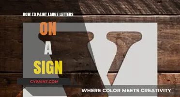 Mastering Large Letter Sign Painting: Tips, Tools, and Techniques for Success