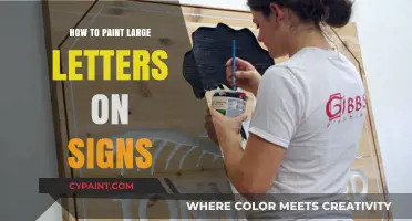 Mastering Large Letter Sign Painting: Tips, Tools, and Techniques for Bold Designs