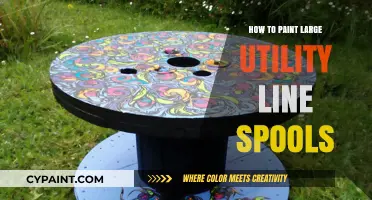 Creative Upcycling: Transforming Large Utility Line Spools with Paint