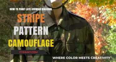 Mastering German Diagonal Stripe Pattern Camouflage Painting Techniques