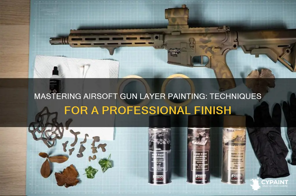 how to paint layers on airsoft gun