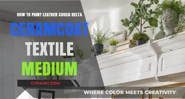 Transforming Leather Couches with Paint and Textile Medium