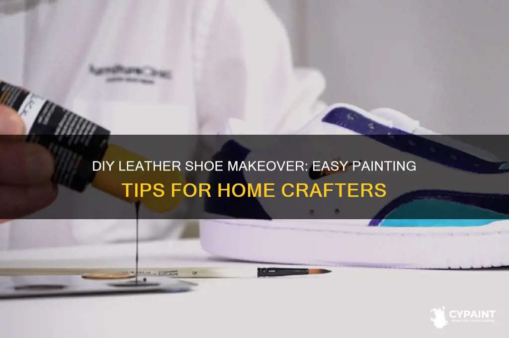 how to paint leather shoes at home