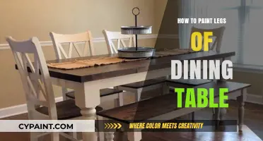 Mastering the Art: Painting Dining Table Legs Like a Pro