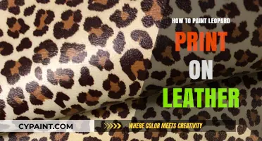 Mastering Leopard Print: Painting Techniques for Leather Crafting