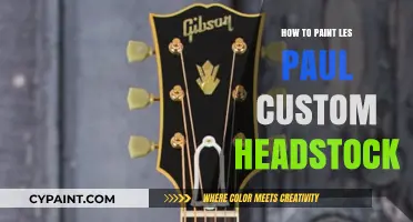 Mastering the Art of Painting a Les Paul Custom Headstock