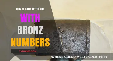 DIY Guide: Painting Your Letterbox with Bronze Numbers for a Stylish Look
