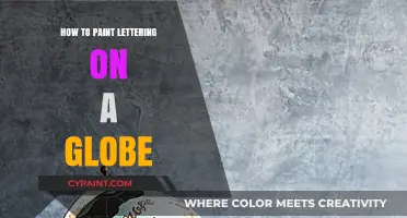 Creative Globe Lettering: Step-by-Step Guide to Painting Unique Designs