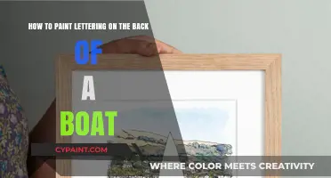 Master Boat Lettering: Tips for Painting the Back of Your Boat