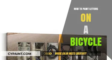 Creative Bike Customization: Painting Letters on Your Bicycle Step-by-Step