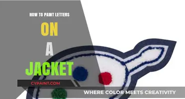 Creative DIY Guide: Painting Letters on Your Jacket Effortlessly